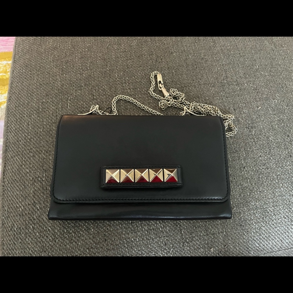 VALENTINO GARAVANI 
Studded Leather Crossbody Bag